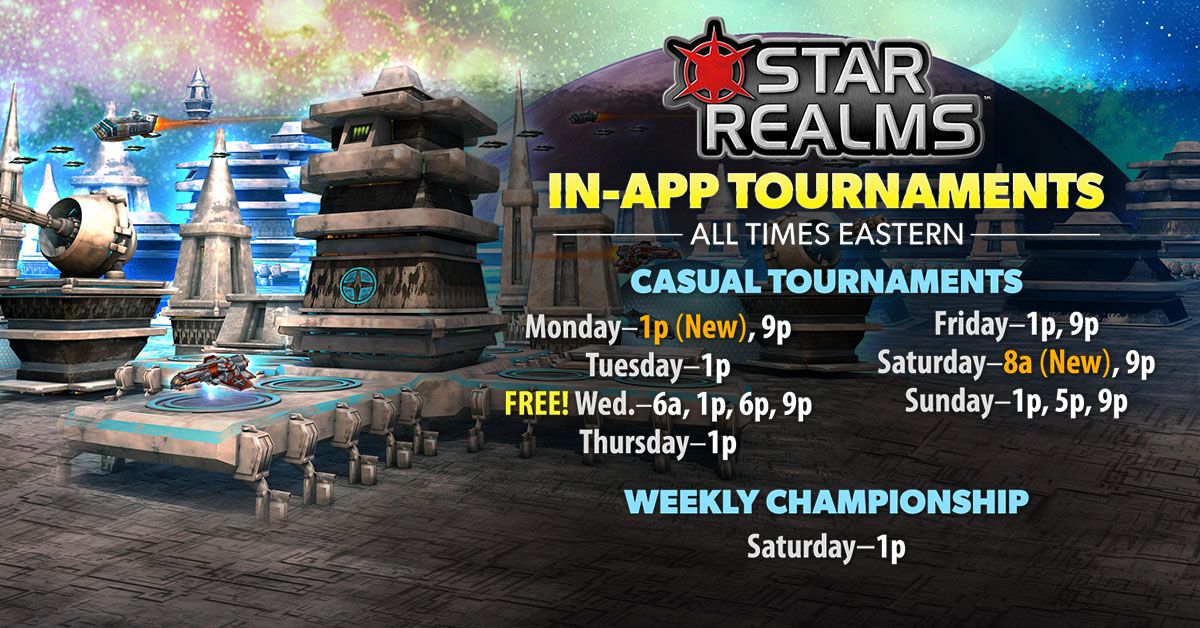 Star Realms Digital Tournaments – Three New Formats Added!